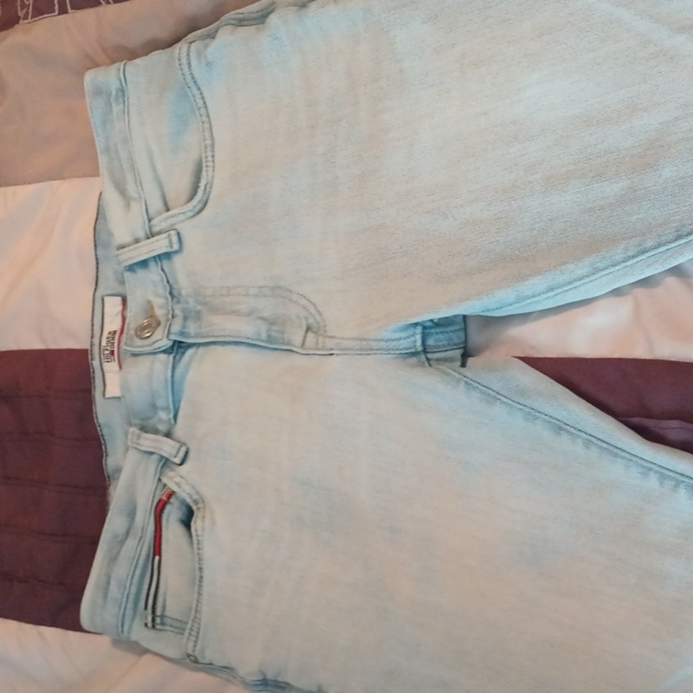 Tommy Hilfiger denim jeans.